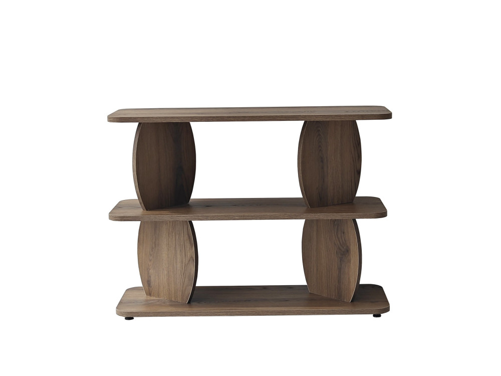 "Armonia" Wooden Side Table - 90 x 30 x 70 cm - Brown