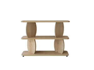 "Armonia" Wooden Side Table - 90 x 30 x 70 cm - Sapphire Oak