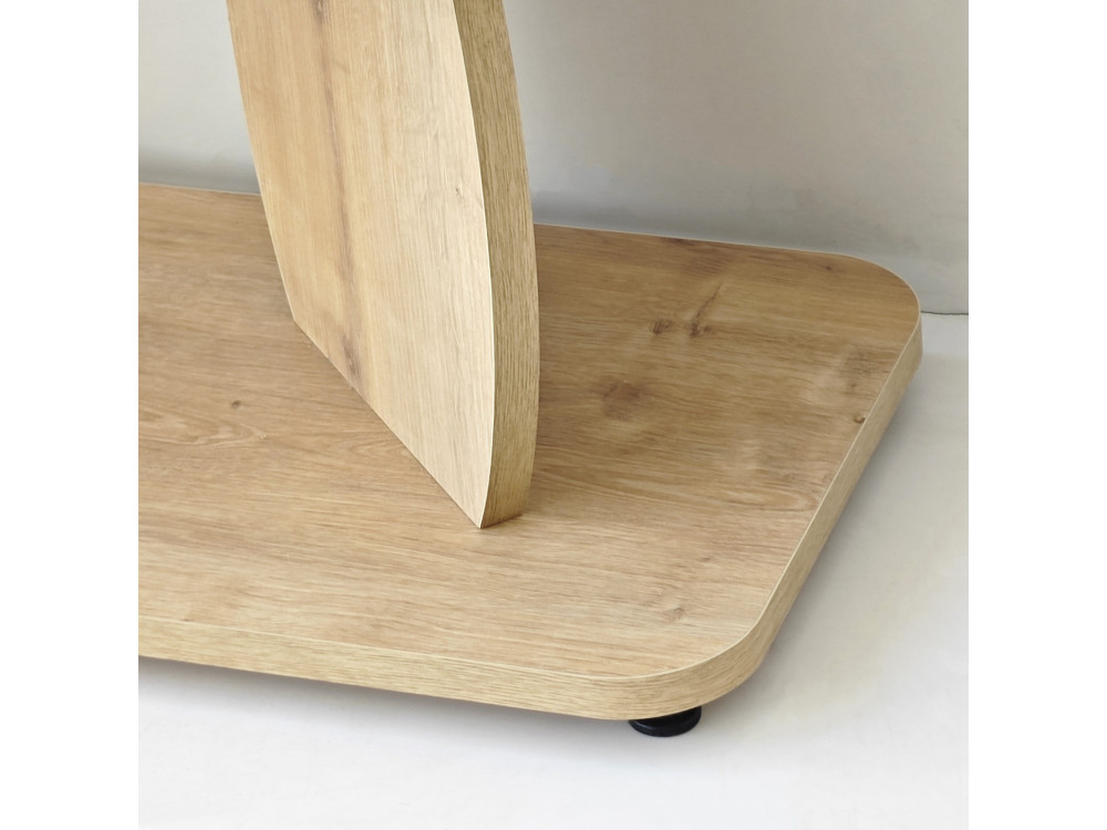 "Armonia" Wooden Side Table - 90 x 30 x 70 cm - Sapphire Oak