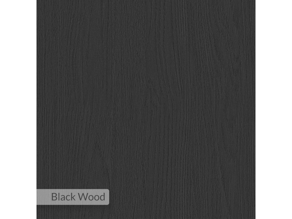 "HOMIA" Wooden Side Table - 56 x 25 x 56 cm - Black