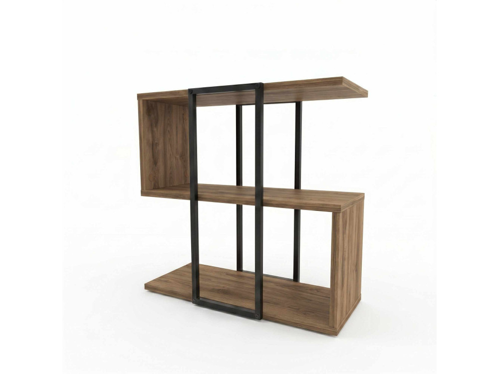 "HOMIA" Wooden Side Table - 56 x 25 x 56 cm - Dark Oud