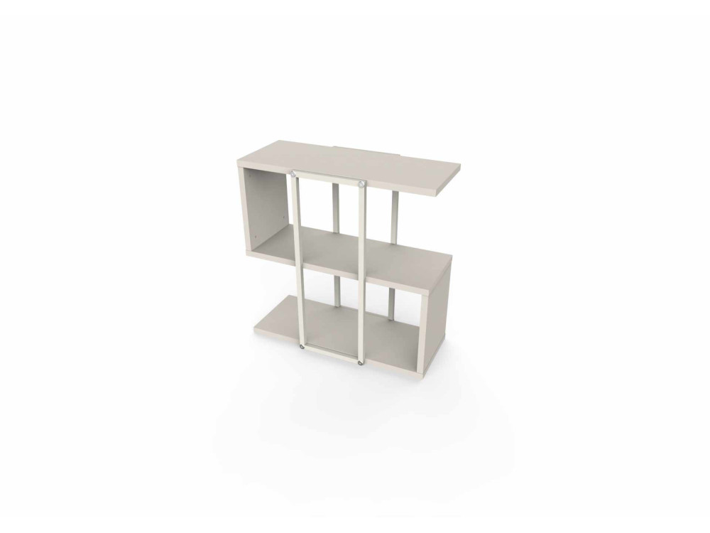 "HOMIA" Wooden Side Table - 56 x 25 x 56 cm - Stoneware