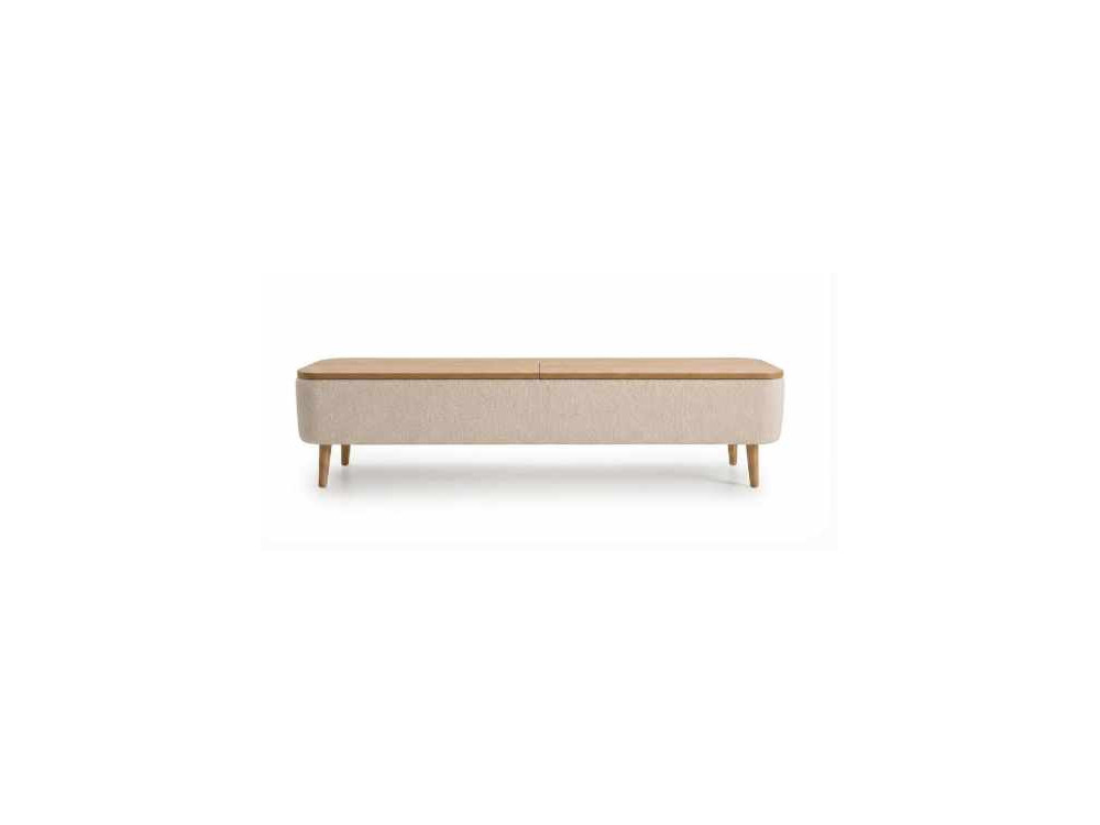 "Sarven" Wooden TV Stand - 120 x 30 x 45 cm - White