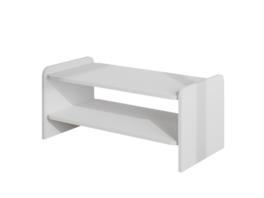 "Amon" Wooden Coffee Table - 90 x 45 x 40 cm - White