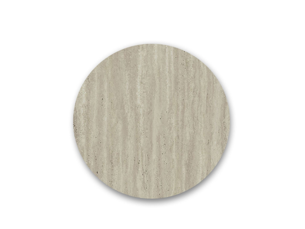 "Ave14" Wooden Coffee Table - 90 x 60 x 28 cm - Travertine