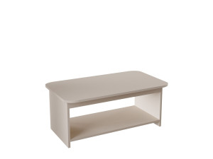 "Chb1" Wooden Coffee Table - 100 x 50 x 42 cm - Cashmere