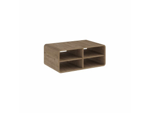 "ROVEL" Wooden Coffee Table - 80 x 50 x 32 cm - Natural