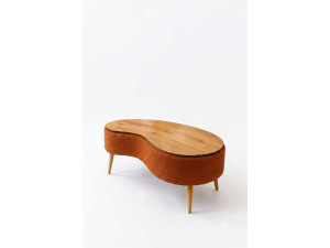 "Vera" Wooden Coffee Table - 98 x 50 x 45 cm - Brown
