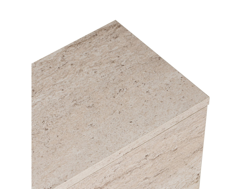 "Ligne 160" Wooden TV Stand - 160 x 25 x 25 cm - Travertine