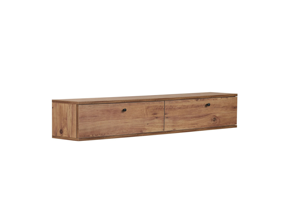 "Ligne 160" Wooden TV Stand - 160 x 25 x 25 cm - Beige