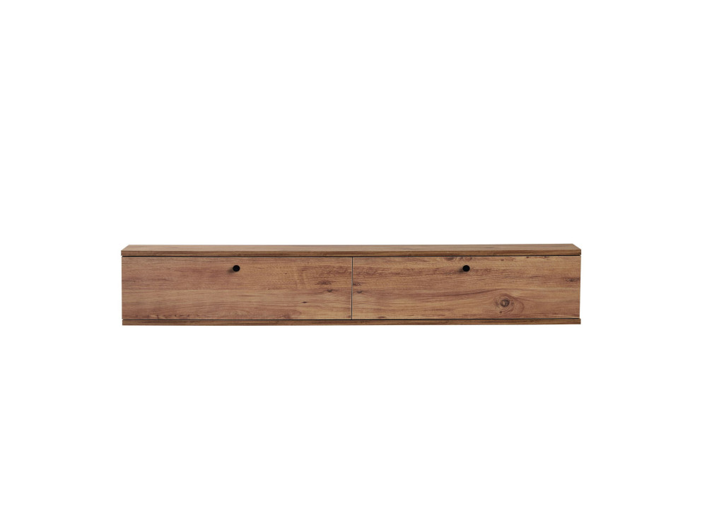 "Ligne 160" Wooden TV Stand - 160 x 25 x 25 cm - Beige