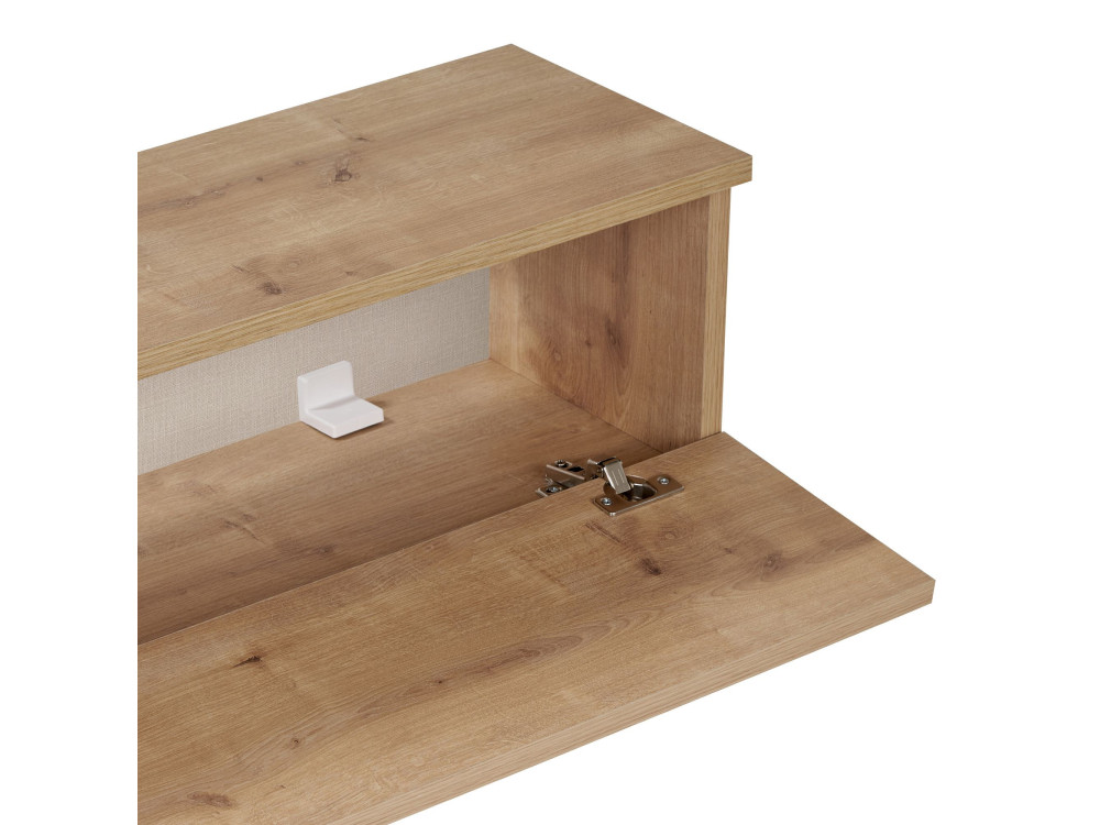 "Ligne 160" Wooden TV Stand - 160 x 25 x 25 cm - Oak