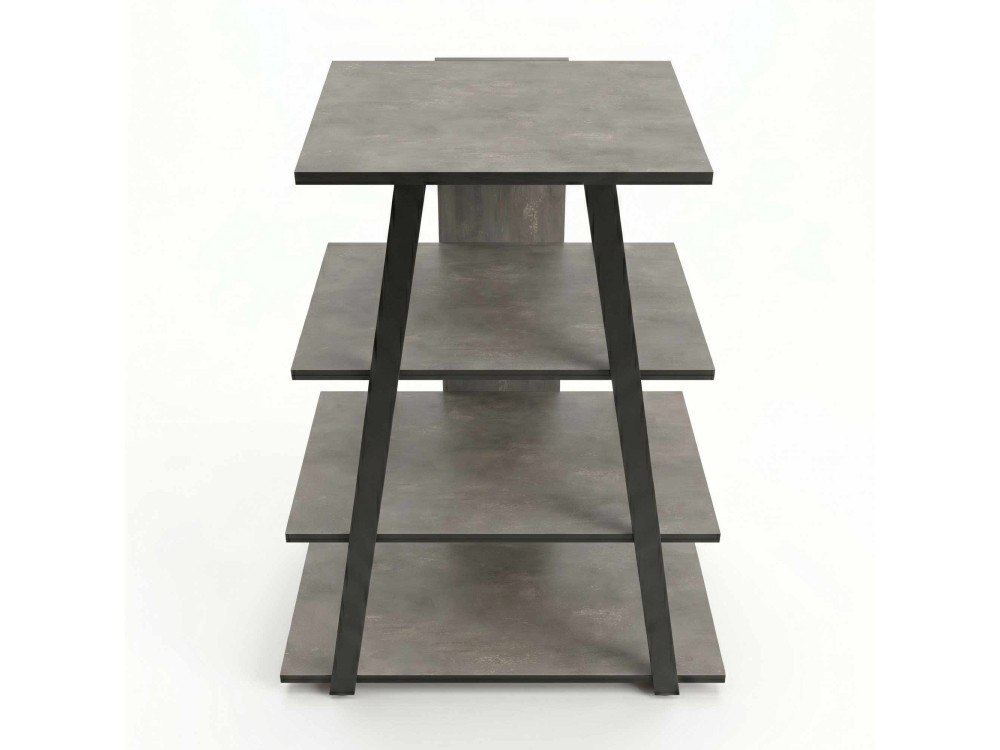 "LYNO" Wooden TV Stand - 70 x 41 x 80 cm - Gray