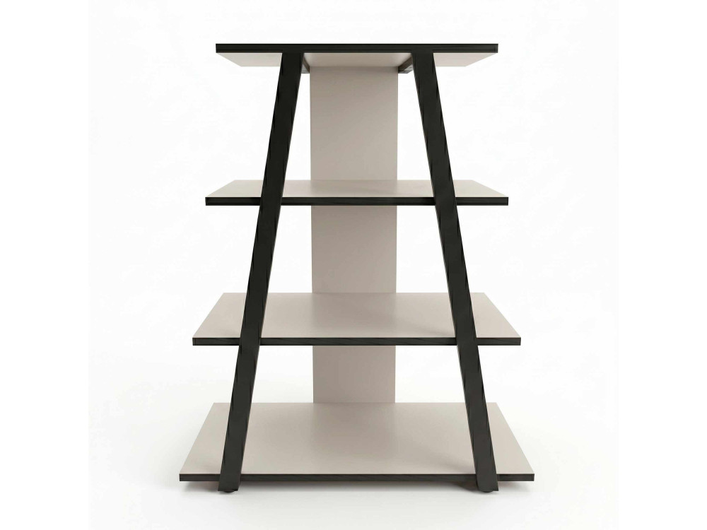 "LYNO" Wooden TV Stand - 70 x 41 x 80 cm - Gray