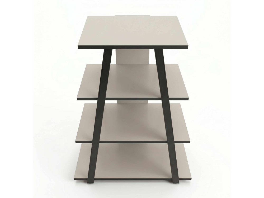 "LYNO" Wooden TV Stand - 70 x 41 x 80 cm - Gray