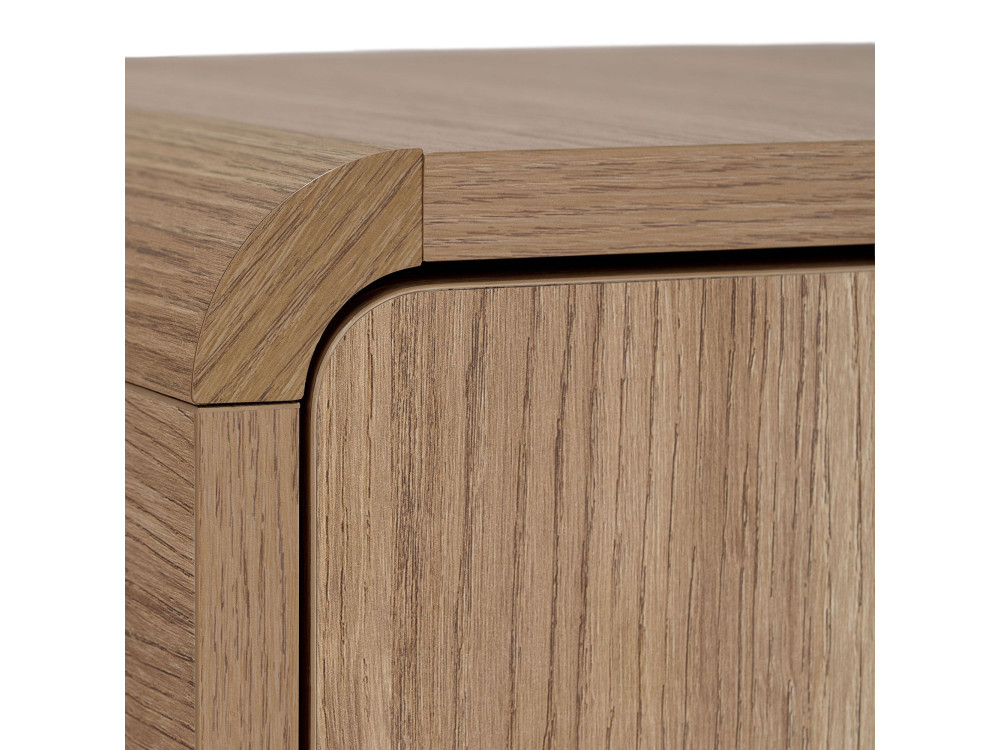 "Mirel" Wooden TV Stand - 180 x 34 x 52 cm - Oak