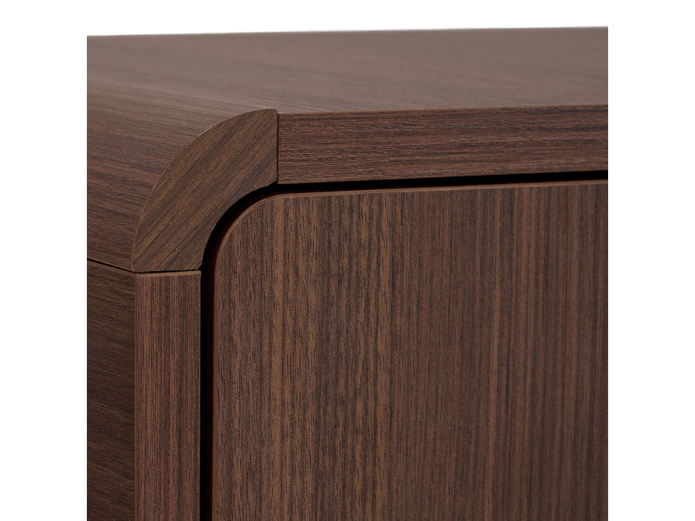 "Mirel" Wooden TV Stand - 180 x 34 x 52 cm - Brown