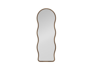 "Asial" Wooden Floor Mirror - 50 x 2 x 160 cm - Walnut