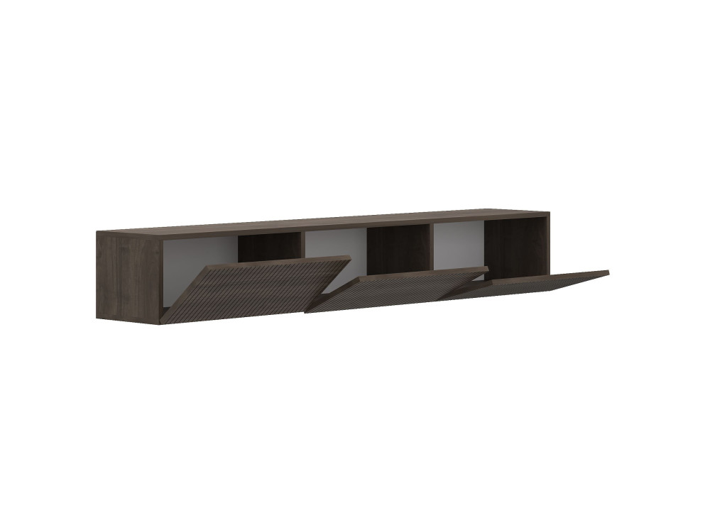 "Ada" Wooden TV Stand - 180 x 31 x 29 cm - Walnut