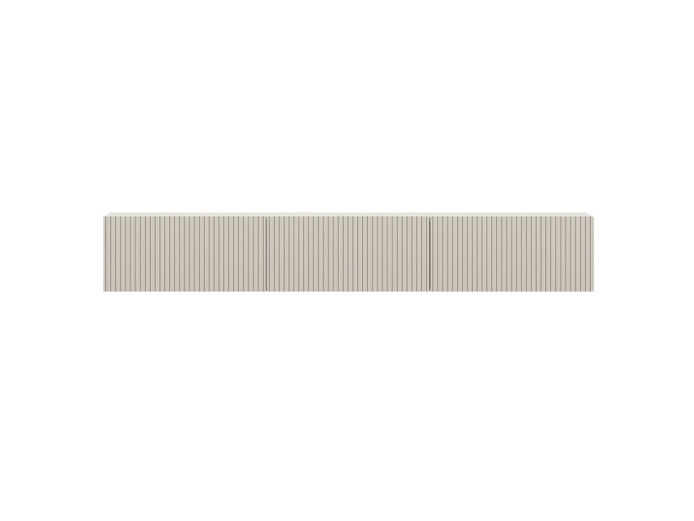 "Ada" Wooden TV Stand - 180 x 31 x 29 cm - Gray