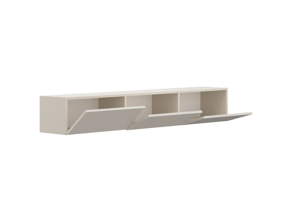 "Ada" Wooden TV Stand - 180 x 31 x 29 cm - Gray