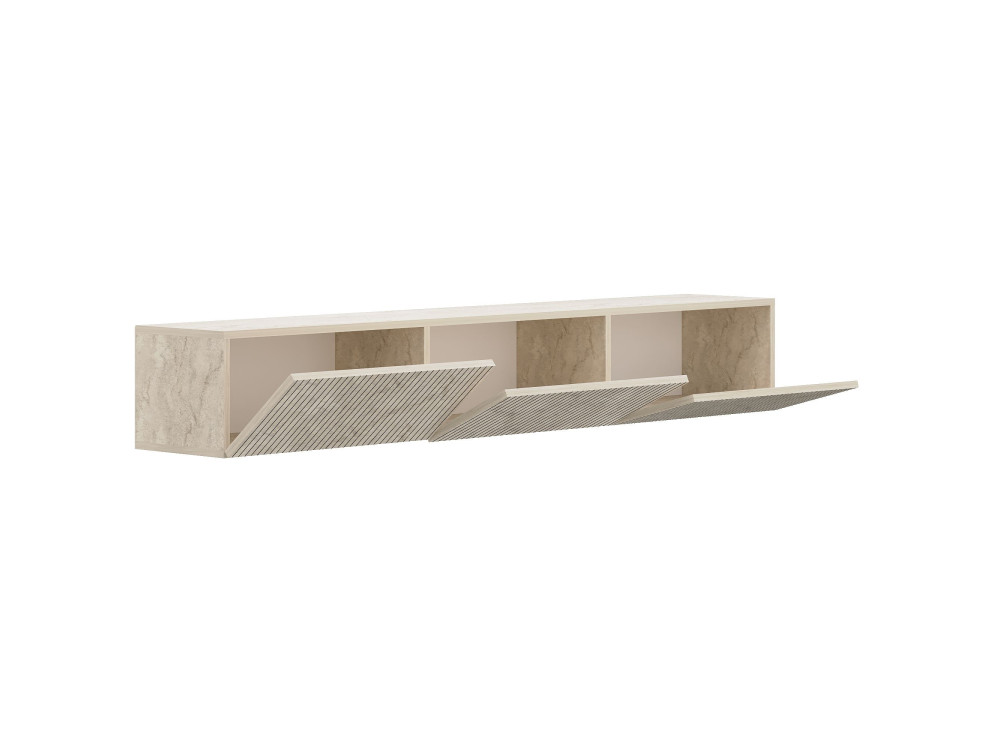 "Ada" Wooden TV Stand - 180 x 31 x 29 cm - Travertine
