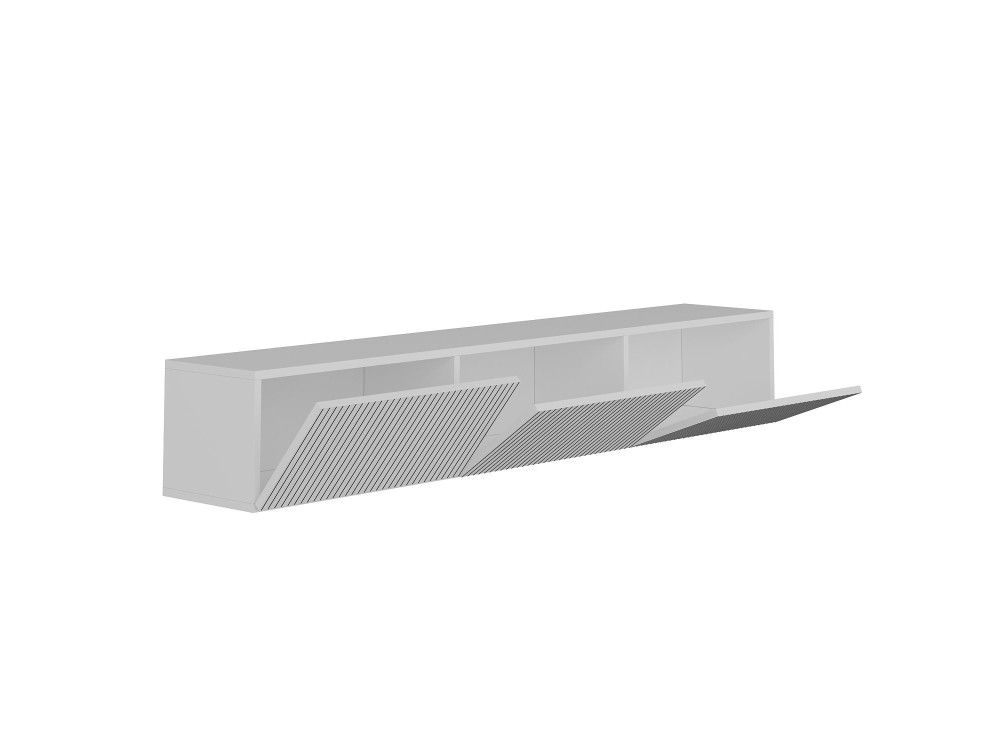 "Ada" Wooden TV Stand - 180 x 31 x 29 cm - White