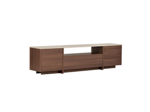 "Alvar" Wooden TV Stand - 180 x 35 x 46 cm - Travertine