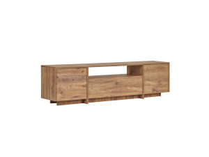 "Alvar" Wooden TV Stand - 180 x 35 x 46 cm - Atlantic Pine