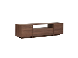 "Alvar" Wooden TV Stand - 180 x 35 x 46 cm - Brown