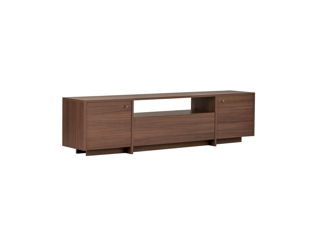 "Alvar" Wooden TV Stand - 180 x 35 x 46 cm - Brown
