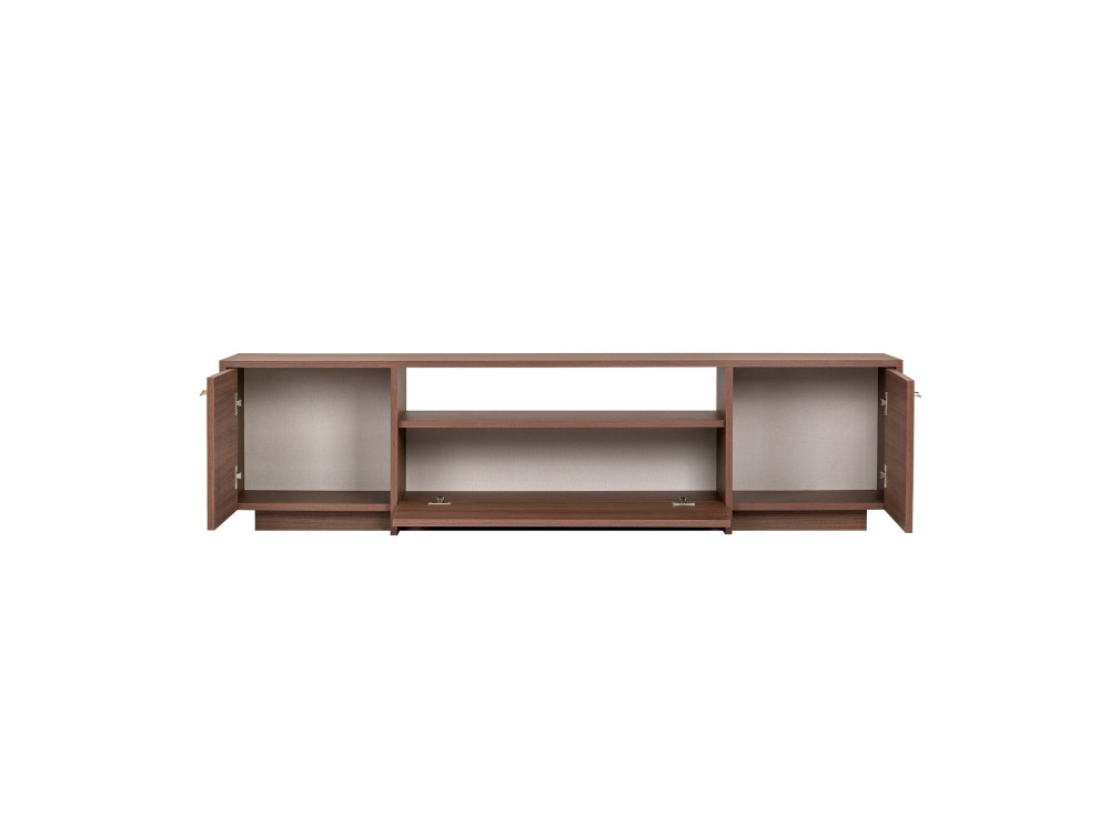 "Alvar" Wooden TV Stand - 180 x 35 x 46 cm - Brown