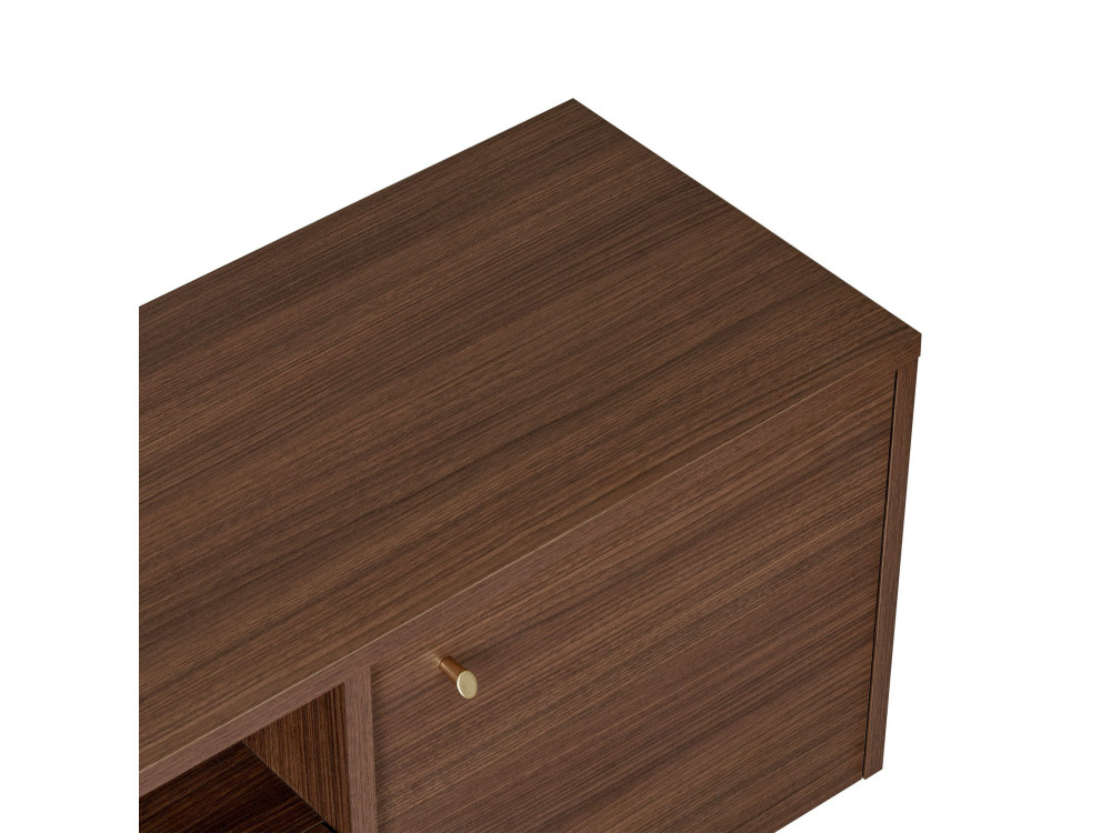 "Alvar" Wooden TV Stand - 180 x 35 x 46 cm - Brown