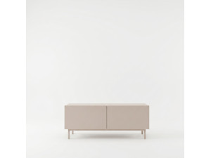"Coast" Wooden TV Stand - 120 x 47.3 x 36.8 cm - Sand