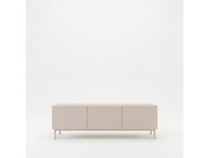 "Coast" Wooden TV Stand - 150 x 37 x 48 cm - Beige