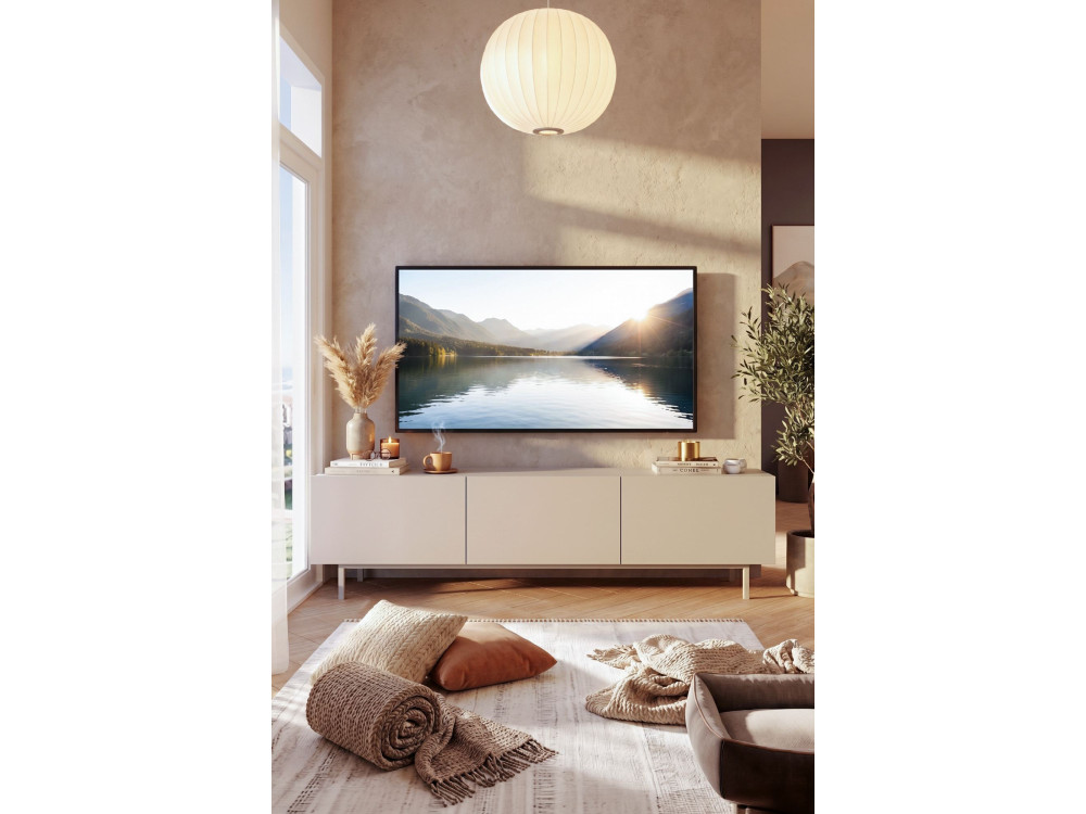 "Coast" Wooden TV Stand - 180 x 37 x 47 cm - Beige