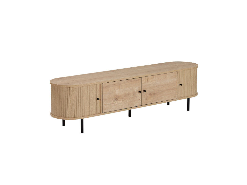 "Gentle" Wooden TV Stand - 180 x 40 x 47 cm - Beige