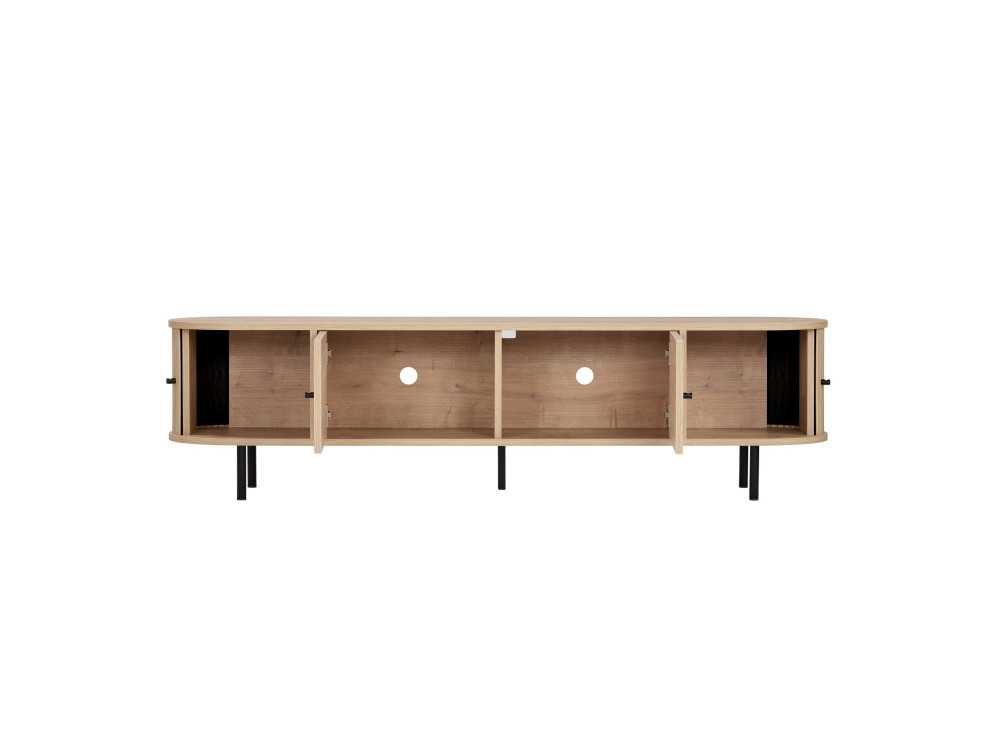 "Gentle" Wooden TV Stand - 180 x 40 x 47 cm - Beige