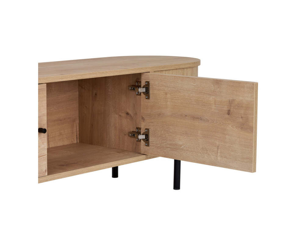 "Gentle" Wooden TV Stand - 180 x 40 x 47 cm - Beige