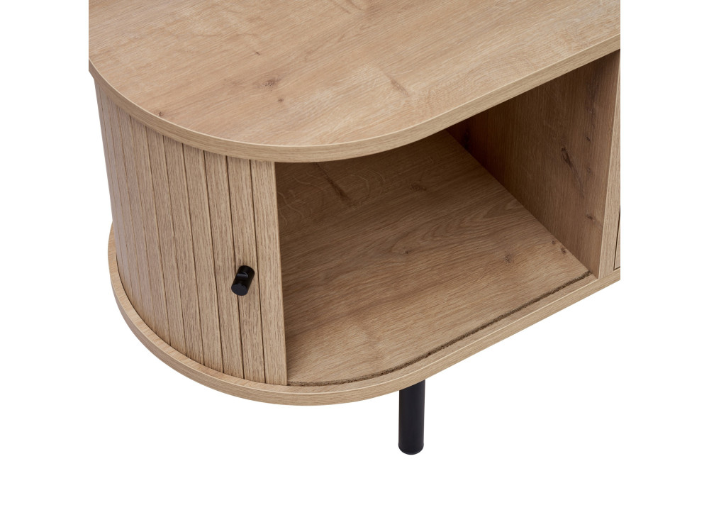"Gentle" Wooden TV Stand - 180 x 40 x 47 cm - Beige