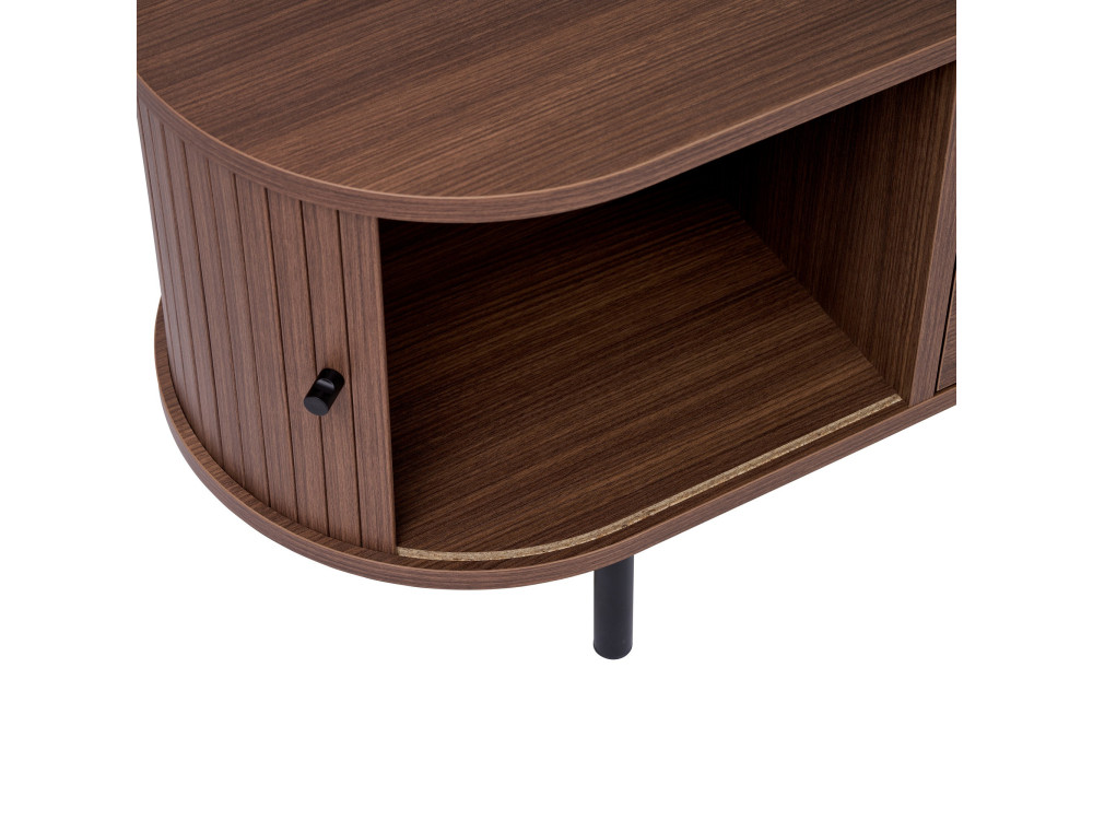 "Gentle" Wooden TV Stand - 180 x 40 x 47 cm - Brown