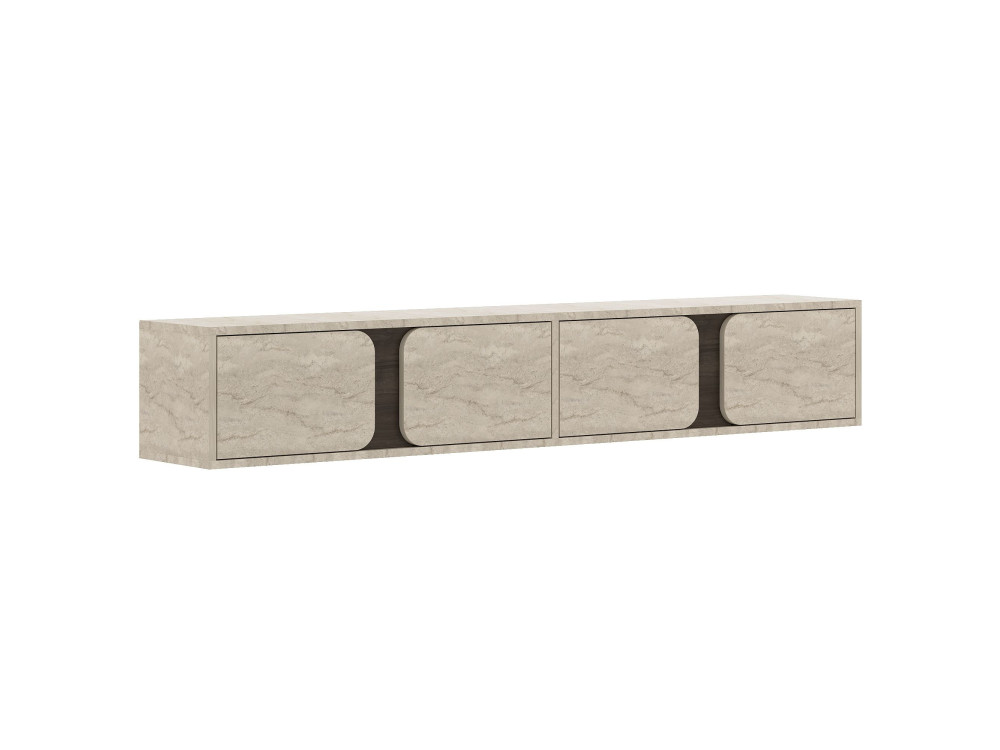 "Helen" Wooden TV Stand - 180 x 30 x 30 cm - Travertine