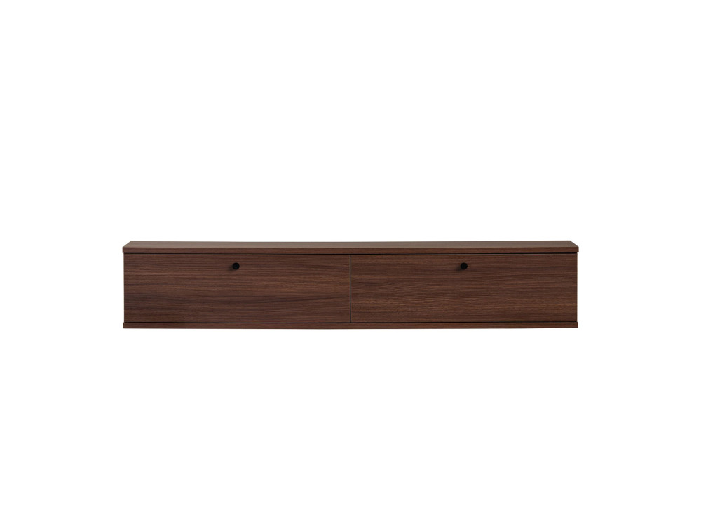 "Ligne 140" Wooden TV Stand - 140 x 25 x 25 cm - Walnut