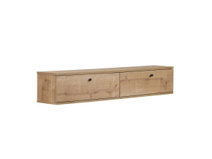 "Ligne 140" Wooden TV Stand - 140 x 25 x 25 cm - Beige