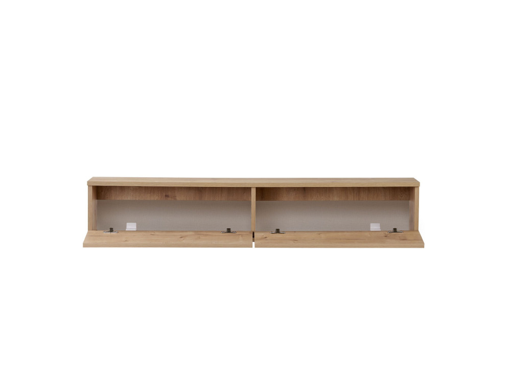"Ligne 140" Wooden TV Stand - 140 x 25 x 25 cm - Beige