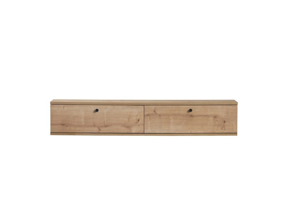 "Ligne 140" Wooden TV Stand - 140 x 25 x 25 cm - Beige
