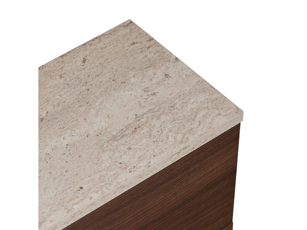 "Ligne 140" Wooden TV Stand - 140 x 25 x 25 cm - Brown