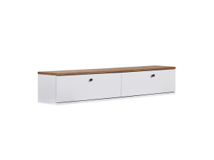 "Ligne 140" Wooden TV Stand - 140 x 25 x 25 cm - White
