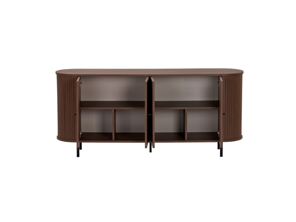 "Noble" Wooden Console Table - 180 x 40 x 80 cm - Brown