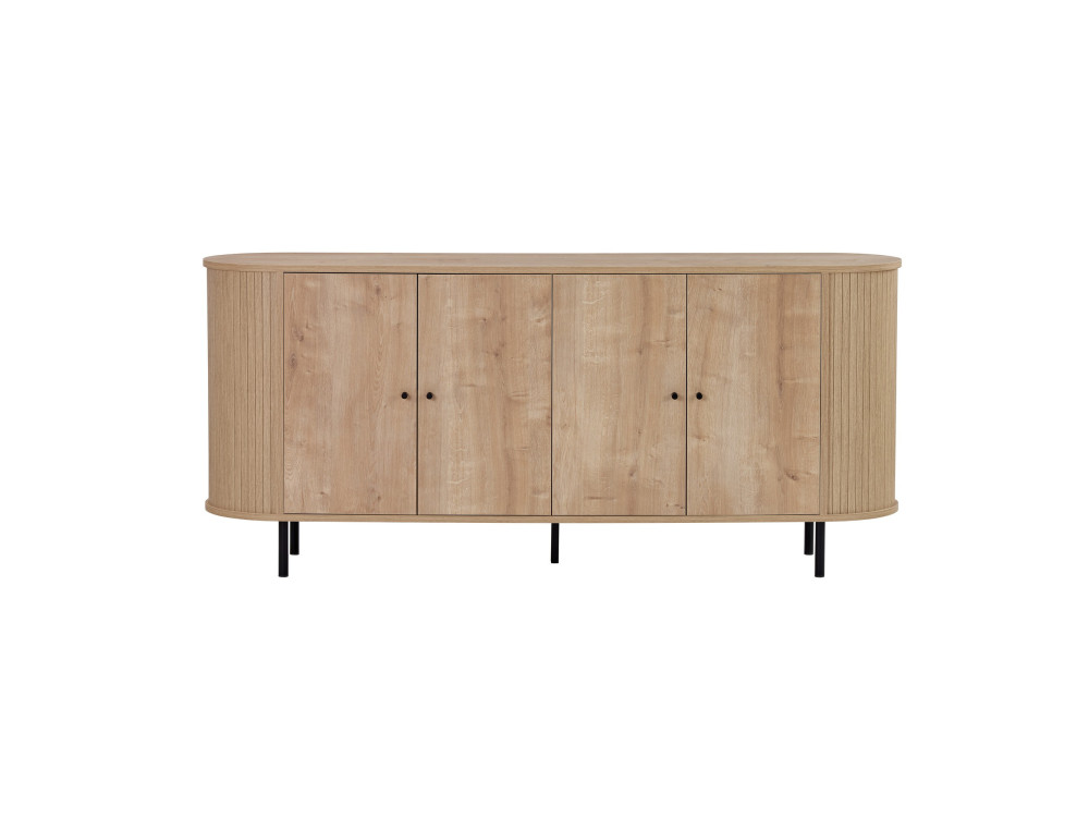 "Noble" Wooden Console Table - 180 x 40 x 80 cm - Beige